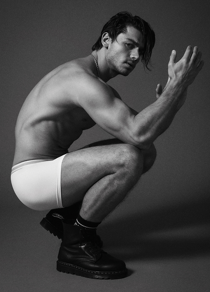 Боксеры мужские с открытой резинкой